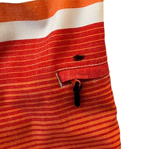 O’Neill‎ Hyperfreak Boardshorts Size 31 Trunks Colorblock Stripe Stretch Red - Picture 10 of 16